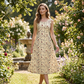 💃Summer Hot Sale 70% OFF⏳💞Women's Floral Print Sleeveless Maxi Dress with Pockets