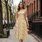 💃Summer Hot Sale 70% OFF⏳💞Women's Floral Print Sleeveless Maxi Dress with Pockets