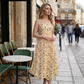 💃Summer Hot Sale 70% OFF⏳💞Women's Floral Print Sleeveless Maxi Dress with Pockets