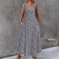 💃Summer Hot Sale 70% OFF⏳💞Women's Floral Print Sleeveless Maxi Dress with Pockets