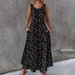 💃Summer Hot Sale 70% OFF⏳💞Women's Floral Print Sleeveless Maxi Dress with Pockets