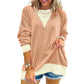 Women's Casual Color Block Crewneck Top