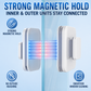🥳2026 HOT SALE 50% OFF! 🥳💞50K+ SOLD!⚡6‑in‑1 Magnetic Glass Cleaner – 30% wider cleaning area, perfect for high‑rise windows. Dual pads + squeegee – flawless results from the first pass! 🪣🪟