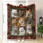 🎁LAST DAY SALE: £11.99!! 🐱💤 Cozy 9‑Panel Sleeping Cats Blanket – Ultra‑Soft Flannel, Reversible Design, Perfect for Sofa, Bed & Travel 🌙✨
