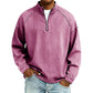 ⏳LAST DAY SALE ONLY ￡25.99!!✨🍂 Men's Quarter-Zip Denim Pullover – Casual Style with Comfortable Everyday Fit