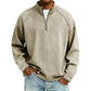 ⏳LAST DAY SALE ONLY ￡25.99!!✨🍂 Men's Quarter-Zip Denim Pullover – Casual Style with Comfortable Everyday Fit