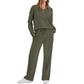 💖2026 Autumn’s Sale 70% OFF🍂✨Effortless Comfort | Women's V-Neck Knit Top & Pants 2-Piece Lounge Set