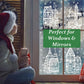 🔥LAST DAY SALE ONLY￡6.99!🎁🎄 Christmas Village Window Sticker Set