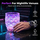🎁🍻Xmas Hot Sale 70% OFF✨Multicolor Liquid Activated LED Light Up Glowing Wine Glasses Cups🍻👍For Bar Party Decor, Christmas Gift & Thanksgiving Tableware