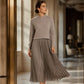 💖2026 Autumn’s Hot Sale 70% OFF✨Effortless Elegance | Women's Pleated Round-Neck Maxi Dress 🌟