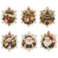 🎁LAST DAY SALE ONLY ￡7.99/6PCS!!🎄✨Christmas Wooden DIY Painting Hanging Ornaments Set -💎Make sparkling 5D pearl decorations yourself
