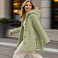 ⏳LAST DAY SALE ONLY ￡17.99!!✨🍂 Women's Loose-Fit Hooded Plush Jacket