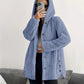 ⏳LAST DAY SALE ONLY ￡17.99!!✨🍂 Women's Loose-Fit Hooded Plush Jacket