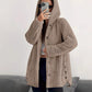 ⏳LAST DAY SALE ONLY ￡17.99!!✨🍂 Women's Loose-Fit Hooded Plush Jacket