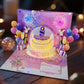 🎂🎉HOT SALE 70% OFF!!!🎁💐Birthday Cards With Fireworks & Pop Up Cake & Blow-able Music