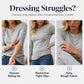 💖2026 Autumn’s Sale 70% OFF✨🍂Women's Casual Crewneck Long Sleeve Top With Thumb Holes and Curved Hem