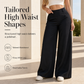 ⏳LAST DAY SALE ONLY ￡16.99!!👖 Women's Casual High Waisted Wide Leg Tailored Pants with Flowy Drape