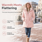 💃LAST DAY SALE 50% OFF!!🔥Women's Hooded Fleece-Lined Padded Winter Coat🧥
