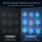 ✨LAST DAY SALE ￡5.99!!💞50K+ SOLD!❄️Glowing Snowflake Night Light Wall Stickers