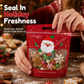 ⏳LAST DAY SALE 50% OFF 🎅🔥50 Pack Christmas Candy Bags Cartoon Stand Up Zipper Pouches for Snowflake Crisp Cookie and Baking Food Packaging