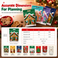 ⏳LAST DAY SALE 50% OFF 🎅🔥50 Pack Christmas Candy Bags Cartoon Stand Up Zipper Pouches for Snowflake Crisp Cookie and Baking Food Packaging