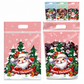 ⏳LAST DAY SALE 50% OFF 🎅🔥50 Pack Christmas Candy Bags Cartoon Stand Up Zipper Pouches for Snowflake Crisp Cookie and Baking Food Packaging
