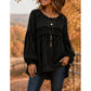 ⏳LAST DAY SALE 70% OFF✨🍂 Fringe That Moves With You | Women's Loose-Fit Boho Fringe Top
