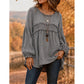 ⏳LAST DAY SALE 70% OFF✨🍂 Fringe That Moves With You | Women's Loose-Fit Boho Fringe Top