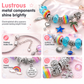 🎁LAST DAY SALE ONLY￡9.99!!💞50K+ SOLD! 📿Kids DIY Charm Bracelet Making Kit💎