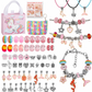 🎁LAST DAY SALE ONLY￡9.99!!💞50K+ SOLD! 📿Kids DIY Charm Bracelet Making Kit💎