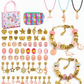 🎁LAST DAY SALE ONLY￡9.99!!💞50K+ SOLD! 📿Kids DIY Charm Bracelet Making Kit💎