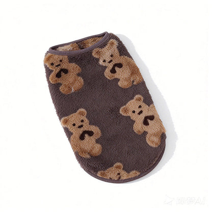 🔥🎁LAST WEEK SALE -ONLY £8.66!🐻Plush-Lined Pet Vest | S–8XL Winter Layer