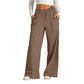 🍂LAST DAY SALE 60% OFF👍✨Women's Casual Wide-Leg Pants with Drawstring Elastic
