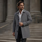 ⏳LAST DAY SALE ONLY ￡23.99!!🍂✨Men's Minimalist Single-Breasted Mid-Length Coat – Clean Lines, Modern Fit, Everyday Elegance