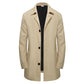 ⏳LAST DAY SALE ONLY ￡23.99!!🍂✨Men's Minimalist Single-Breasted Mid-Length Coat – Clean Lines, Modern Fit, Everyday Elegance