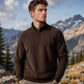 💥Hot Sale 50% OFF💖Men's quarter-zip sweater with a stand-up collar