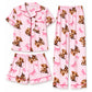 ⏳LAST DAY SALE 50% OFF!!🐮Cute Highland Cow Print, 3-Piece Fun Pajama Set – Cozy Lounge & Sleepwear ✨