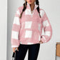 ⏰💖2026 Autumn’s Sale 70% OFF🍂✨Women's Loose Fit Plaid Patchwork Sherpa Jacket