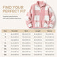 ⏰💖2026 Autumn’s Sale 70% OFF🍂✨Women's Loose Fit Plaid Patchwork Sherpa Jacket