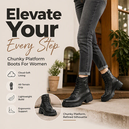 💝2026 HOT SALE 50% OFF👢💞Women's Retro Platform Boots