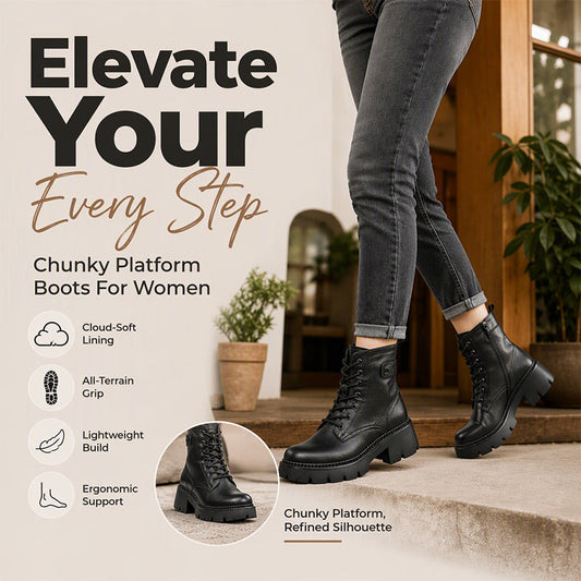 💝2026 HOT SALE 50% OFF👢💞Women's Retro Platform Boots