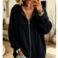 💖2026 Autumn’s Sale 70% OFF✨🍂Hooded & Zip-Up, Windproof Warmth – Women's Knit Hooded Cardigan Coat ✨