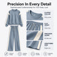 🌸Hot Sale 50% OFF☁️Women's Crewneck Sweatshirt & Wide-Leg Pants Set – Comfortable & Casual, Home Relaxation
