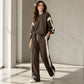 🌸Hot Sale 50% OFF☁️Women's Crewneck Sweatshirt & Wide-Leg Pants Set – Comfortable & Casual, Home Relaxation