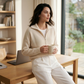 ⏰LAST DAY SALE 70% OFF👍✨Drop Shoulder, Flattering Relaxed Fit – Women's Ribbed Knit Zip-Up Cardigan ✨