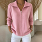 ⏰LAST DAY SALE 70% OFF👍✨Drop Shoulder, Flattering Relaxed Fit – Women's Ribbed Knit Zip-Up Cardigan ✨