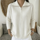 ⏰LAST DAY SALE 70% OFF👍✨Drop Shoulder, Flattering Relaxed Fit – Women's Ribbed Knit Zip-Up Cardigan ✨