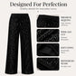 🖤🍂Black Friday Sale:50% OFF💎Women's Sparkling Sequin Wide-Leg Pants
