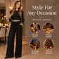 🖤🍂Black Friday Sale:50% OFF💎Women's Sparkling Sequin Wide-Leg Pants