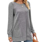 💖2026 Autumn’s Sale 70% OFF✨🍂Women's Cozy Mid-Length Ribbed Knit Top